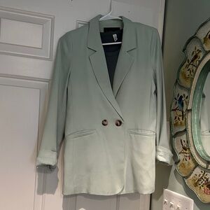 Lucy Paris Light Green Women's Blazer
